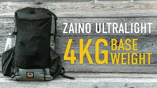 ZAINO da THRU HIKE: zaino ULTRALEGGERO per trekking lunghi