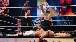 WWE WrestleMania 37 Roman Reigns vs Edge vs Daniel Bryan WWE Universal Championship Match Highlights