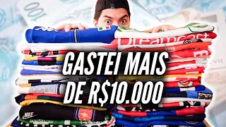 GASTEI MAIS DE 10 MIL REAIS EM CAMISAS DE FUTEBOL - UNBOXING