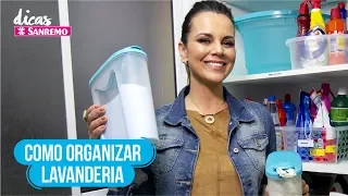 Como Organizar Lavanderia | Dicas Sanremo