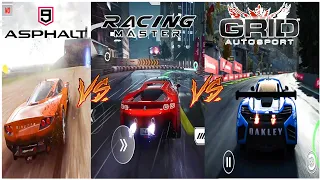 Racing Master Vs Asphalt 9 Vs Grid Autospot | Which Is Best? Android & iOS High Graphics 2021