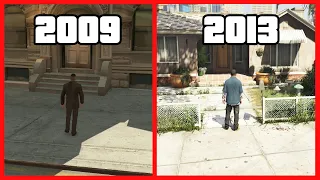 EVOLUTIONS OF FIRST SAFE HOUSE IN GTA GAMES - PART 2 - GTA IV, LAD, TBoGT, V