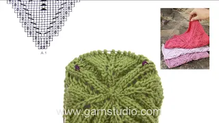 How to knit A.1 for the cloth in DROPS 170-36