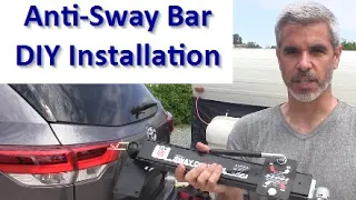 DIY Trailer Anti-Sway Bar Installation and use