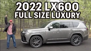 Full Size Luxury 2022 Lexus LX600 on Everyman Driver