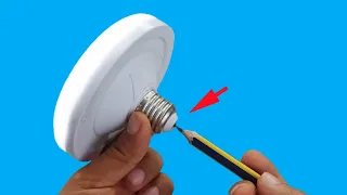 Con este truco tendrás lamparas  por siempre!! reparación de lamparas led