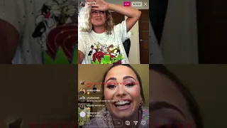 Tori Kelly LIVE INSTAGRAM with Demi Lovato | SINGING STONECOLD & SORRY NOT SORRY