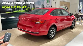 Skoda Slavia Style 1.0 Tsi AT 2023 ❤️ Skoda Slavia 2023 Top model Price & Features