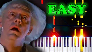 Back to the Future (Main Theme) - Easy Piano Tutorial