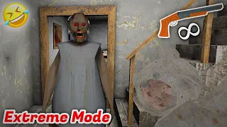 Granny Extreme mode but Unlimited ammo 😂😂 | Granny horror game