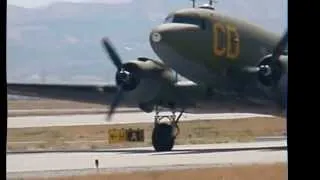 C-47 flyby at Planes of Fame 2013 air show