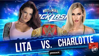 WWE 2K23 Lita Vs Charlotte Flair Raw Womens  Championship