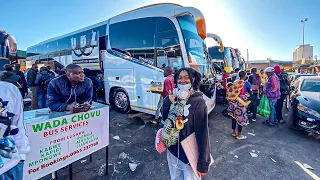 😅 Our 7hr Bus ride from Lusaka to Livingstone Zambia experience | Price $