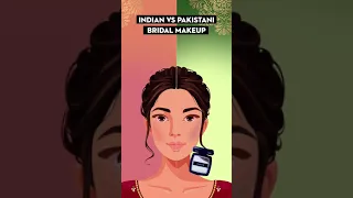 🇮🇳Indian Vs 🇵🇰Pakistani Makeup Look😍 | Makeup Animation | #shorts | SUGAR⁩ Cosmetics