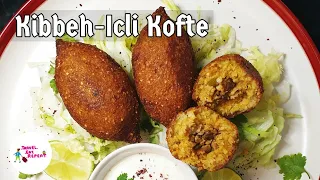 Turkish Icli Kofte Recipe Also Known As Kibbeh in Lebanon ( Easy Recipe For Beginners)