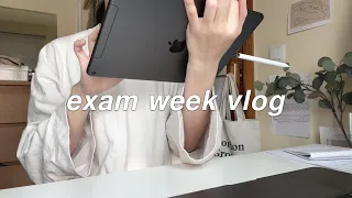Exam Week productive vlog, how I stay motivated and study for +10 hours a day