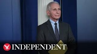 Watch again: Dr Fauci gives his final White House briefing