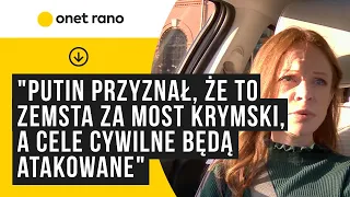 "Putin przyznał, że ostatnie ataki na Ukrainę to zemsta za most Krymski"