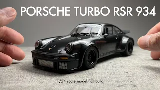 Building Tamiya 1/24 PORSCHE 934【ASMR】Plastic Model Assembly Sound