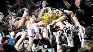 Lady Gaga Crowd Surfing while Performing Alejandro Live in Toronto at the ACC