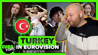 TURKEY IN EUROVISION 1975-2012 ALL SONGS (REACTION)
