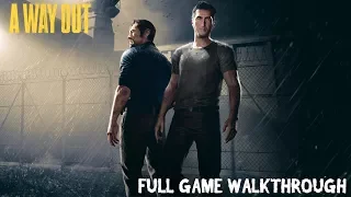 A WAY OUT Full Game Walkthrough + Cutscenes [Xbox One X]