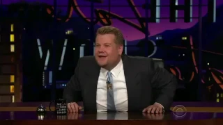 Harry asleep on The Late Late Show (Introduction part)