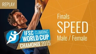 IFSC Climbing World Cup Chamonix 2015 - SPEED Finals - Male/Female