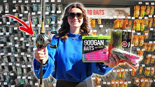 My GIRLFRIEND Picks Out My Fishing Lures (EXPENSIVE)