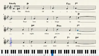 The Sheik Of Araby [lead sheet]