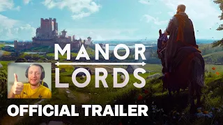 Manor Lords 2024 - Официальный Трейлер и Дата выхода - Новая Топ Стратегия с битвами Обзор и Реакция