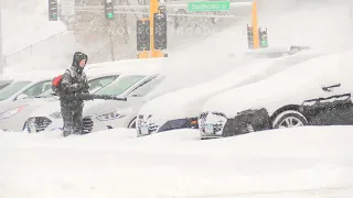 02-23-2023 Minneapolis, MN - Buried In Snow and Digging Out