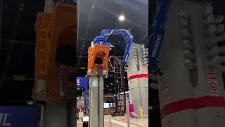 Yaskawa robot in exhibition