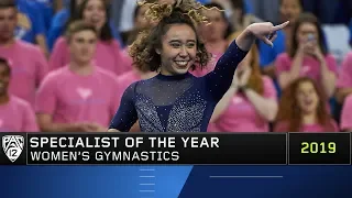 UCLA's Katelyn Ohashi closes the door on her final Pac-12 season by earning Pac-12 Specialist of...