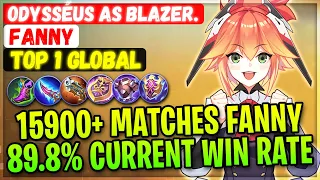 15900+ Matches Fanny, 89.8% Current WR [ Top 1 Global Fanny ] odysséus as blazer. - Mobile Legends