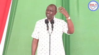 "HII MAANDAMANO INATUHARIBIA JINA' PRESIDENT RUTO BREATHING OUT FIRE IN LAMU