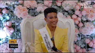 Alexie Brooks Closed door Interview Miss Universe Philippines 2024