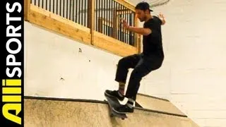 How To Frontside Smith Grind, Steve Nesser, Alli Sports Skateboard Step by Step Trick Tips