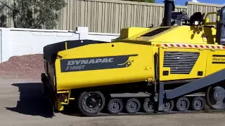 Atlas Copco demos new T4F Dynapac F1000T