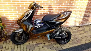 Yamaha Aerox Sprint Scooter DDL Tuned Stage 2 MHR 7t Yasuni C30 HPI 25PK TOP 135 km/h