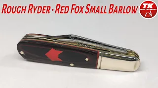 Rough Ryder Red Fox Small Barlow Pocket Knife RR2294