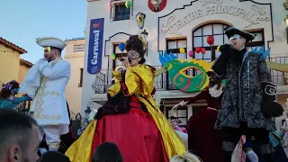 Espectáculo final Parada Carnaval Port Aventura 2023