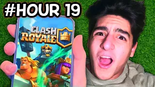 I spent 24 Hours just to beat clash royale