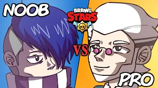 ⭐️ BYRON PRO VS EDGAR NOOB - BRAWL STARS ANIMATION