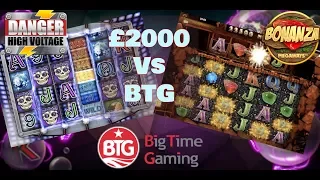 £2000 Vs Danger High Voltage & Bonanza!! Any BIG WINS About!?