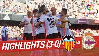 Highlights Valencia CF vs Deportivo de la Coruña (3-0)