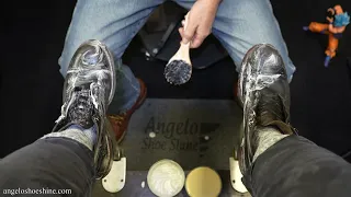 50 Minutes Of 100% Relaxation!!! | Angelo Shoe Shine ASMR