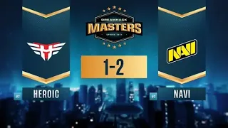 Heroic vs Natus Vincere (NAVI) | Highlights, best moments, top kills | DreamHack Masters Spring 2021