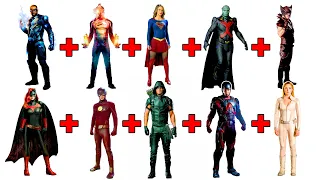 ARROWVERSE CHARACTER FUSION! Combining The FLASH, GREEN ARROW, SUPERGIRL and more into ONE!