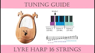 Lyre Harp Tuning Guide (With Actual Lyre harp sound)